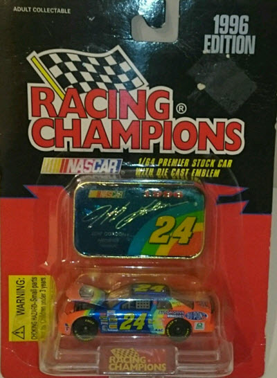1996 Jeff Gordon NASCAR Diecast 24 DuPont CWC 1:64 Racing Champions Premier 1