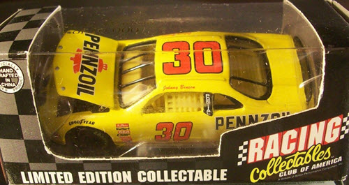 1996 Johnny Benson NASCAR Diecast 30 Pennzoil CWC 1:64 Action RCCA Club Car 1