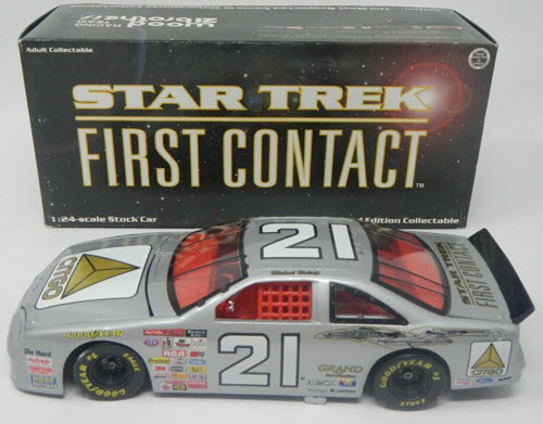 1996 Michael Waltrip NASCAR Diecast 21 Citgo Star Trek First Contact CWC 1:24 Action ARC 1