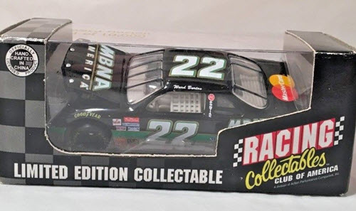 1996 Ward Burton NASCAR Diecast 22 MBNA Black CWC 1:64 Action RCCA Club Car 1