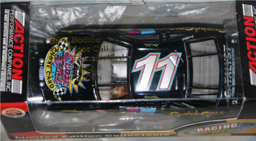 1997 Brett Bodine NASCAR Diecast 11 Close Call Phone Card CWC 1:64 Action RCCA Club Car 1