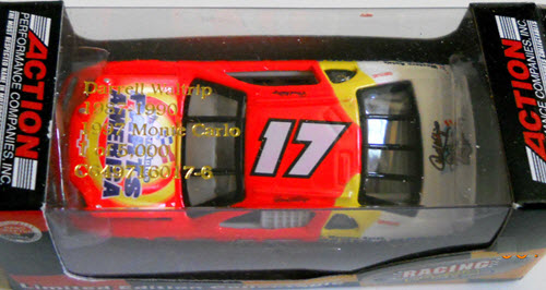 1997 Darrell Waltrip NASCAR Diecast 17 Parts America Orange CWC 1:64 Action RCCA Club Car 1