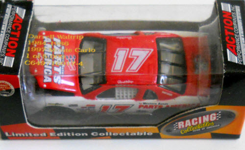 1997 Darrell Waltrip NASCAR Diecast 17 Parts America Red CWC 1:64 Action RCCA Club Car 1