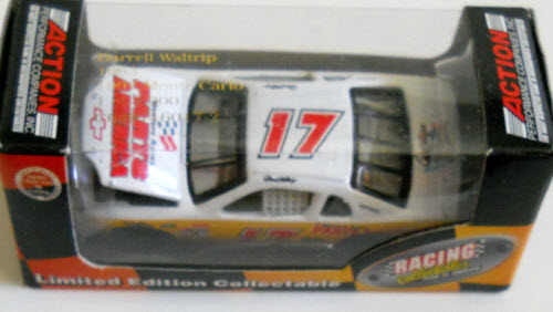 1997 Darrell Waltrip NASCAR Diecast 17 Parts America Yellow CWC 1:64 Action RCCA Club Car 1