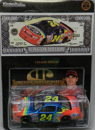 1997 Jeff Gordon NASCAR Diecast 24 Million Dollar Date CWC 1:64 Action ARC 1