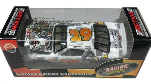 1997 Jeff Green NASCAR Diecast 29 Cartoon Network Tom Jerry CWC 1:64 Action RCCA Club Car 1