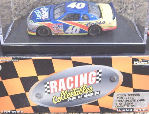 1997 Robbie Gordon NASCAR Diecast 40 Coors Light CWC 1:64 Action RCCA 1b