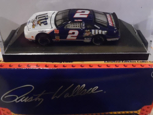 1997 Rusty Wallace NASCAR Diecast 2 Miller Lite CWC 1:64 Action RCCA Club Car 1