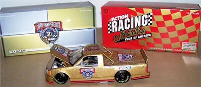 1998 Bill France Sr NASCAR Diecast 50th Anniversary Truck Supertruck 1:24 Action RCCA 1