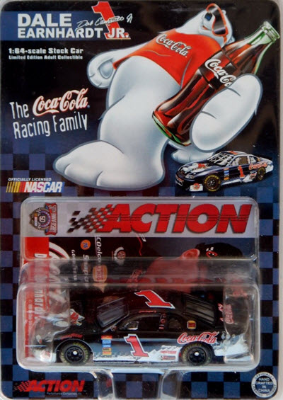1998 Dale Earnhardt Jr NASCAR Diecast 1 Coca Cola Coke Polar Bear CWC 1:64 Action ARC QVC Release 1