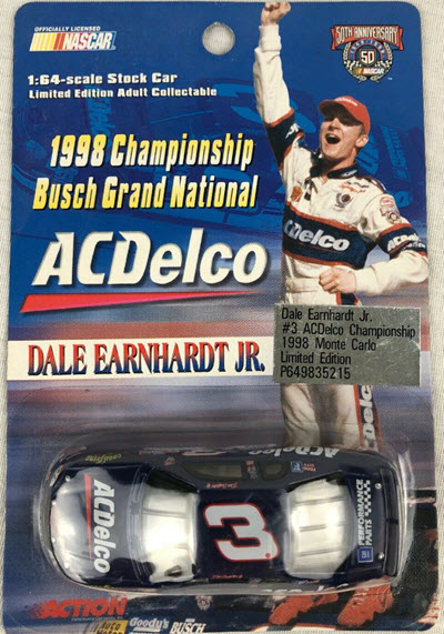 1998 Dale Earnhardt Jr NASCAR Diecast 3 ACDelco AC Delco Busch Champ Champion CWC 1:64 Action ARC 1