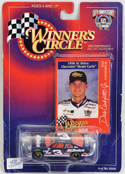 1998 Dale Earnhardt Jr NASCAR Diecast 3 ACDelco AC Delco CWC 1:64 Winners Circle 1