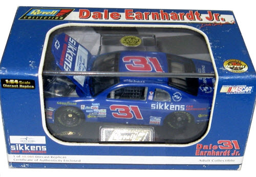 1998 Dale Earnhardt Jr NASCAR Diecast 31 Sikkens Blue 1997 CWC 1:64 Revell Collection 1