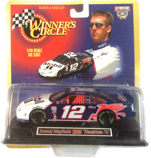 1998 Jeremy Mayfield NASCAR Diecast 12 Mobil 1 CWC 1:43 Winners Circle 1a