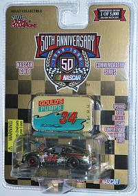 1998 Mike McLaughlin NASCAR Diecast 34 Goulds Pumps CWC 1:64 Racing Champions Gold Commemorative 1