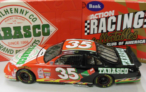 1998 Todd Bodine NASCAR Diecast 35 Tobasco Black Shootout CWB Bank 1:24 Action RCCA 1