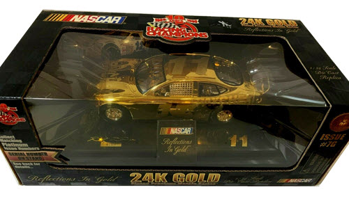 1999 Brett Bodine NASCAR Diecast 11 Paychex CWC 1:24 Racing Champions Reflections Gold 1