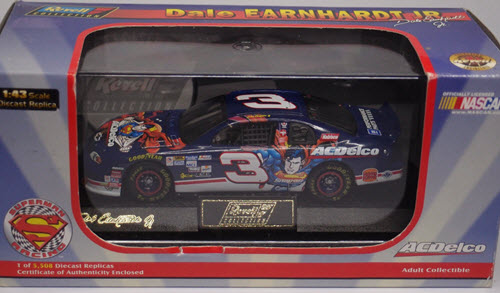 1999 Dale Earnhardt Jr NASCAR Diecast 3 AC Delco ACDelco Superman CWC 1:43 Revell Collection 1