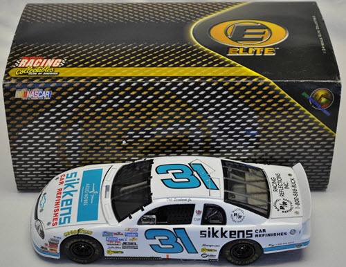 1999 Dale Earnhardt Jr NASCAR Diecast 31 Sikkens White 1997 CWC 1:24 Action RCCA Elite 1