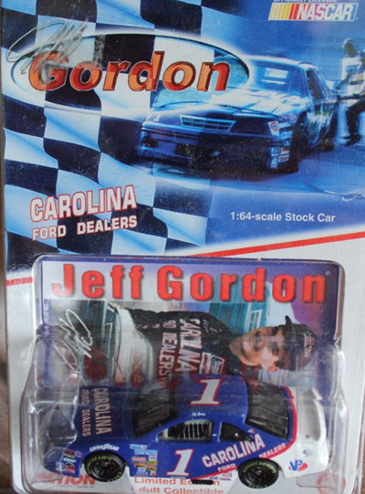 1999 Jeff Gordon NASCAR Diecast 1 Carolina Ford Dealers 1991 CWC 1:64 Action ARC 1