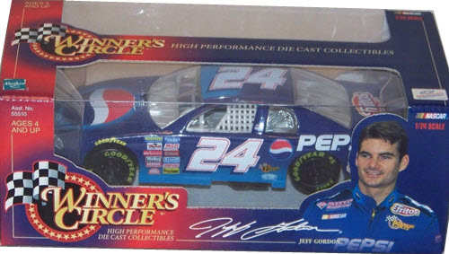 1999 Jeff Gordon NASCAR Diecast 24 Pepsi CWC 1:24 Winners Circle 1