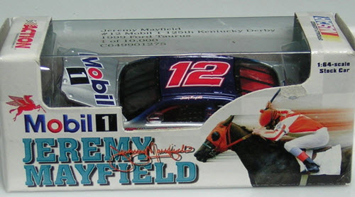 1999 Jeremy Mayfield NASCAR Diecast 12 Kentucky Derby CWC 1:64 Action RCCA Club Car 1