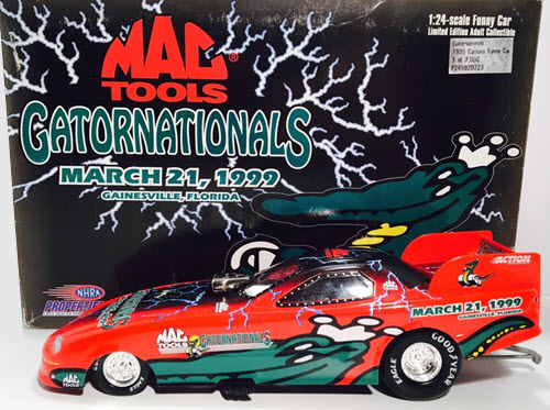 1999 NHRA Diecast Gatornationals Gator Nationals Funny Car 1:24 Action ARC 1