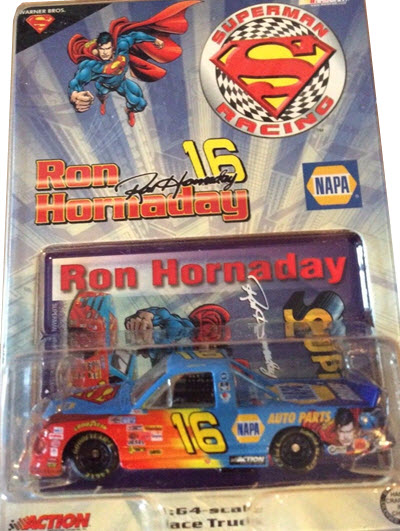 1999 Ron Hornaday NASCAR Diecast 16 Superman Truck 1:64 Action ARC 1