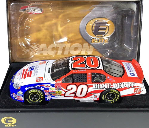 20 Tony Stewart Diecast 2003 NASCAR Declaration of Independence Day 1:24 Action RCCA Elite 1