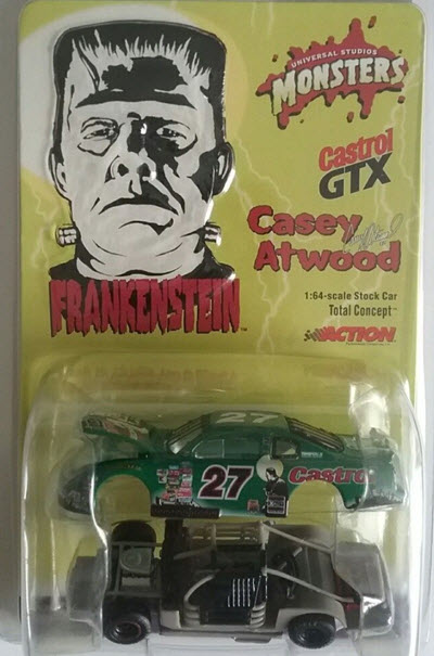 2000 Casey Atwood NASCAR Diecast 27 Universal Studios Monsters Frankenstein CWC 1:64 Action ARC Total Concept 1