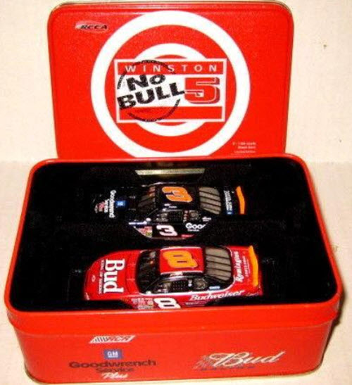 2000 Dale Earnhardt Jr Sr NASCAR Diecast 3 8 Richmond No Bull CWC 1:64 Action ARC 2 Car Set In Tin 1