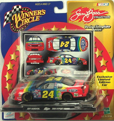 2000 Jeff Gordon NASCAR Diecast 24 DuPont CWC 1:43 Winners Circle Sam Bass 1