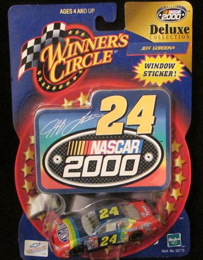 2000 Jeff Gordon NASCAR Diecast 24 DuPont CWC 1:64 Winners Circle Deluxe Collection Window Sticker 1