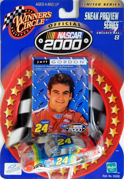2000 Jeff Gordon NASCAR Diecast 24 DuPont CWC 1:64 Winners Circle Sneak Preview Corian 1