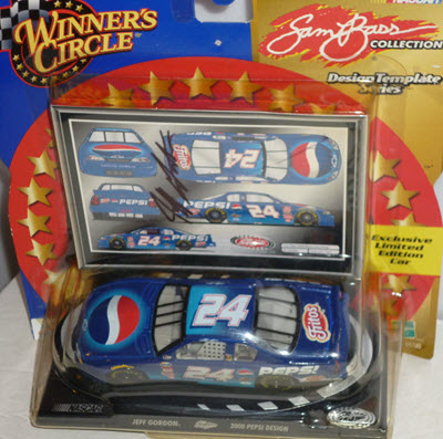 2000 Jeff Gordon NASCAR Diecast 24 Pepsi CWC 1:43 Winners Circle Sam Bass 1