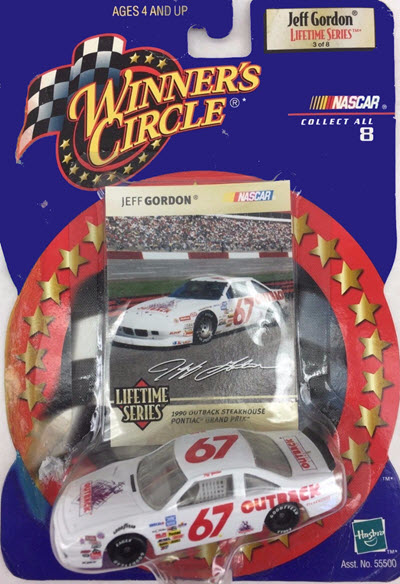 2000 Jeff Gordon NASCAR Diecast 67 Outback Steakhouse 1990 CWC 1:64 Winners Circle LTS 1