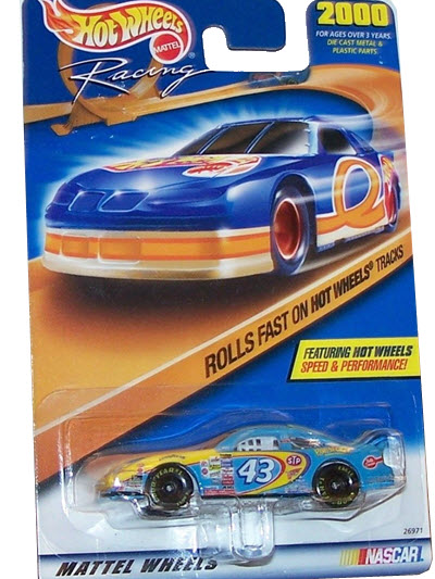 2000 John Andretti NASCAR Diecast 43 Cheerios CWC 1:64 Hot Wheels Mattel Wheels 1