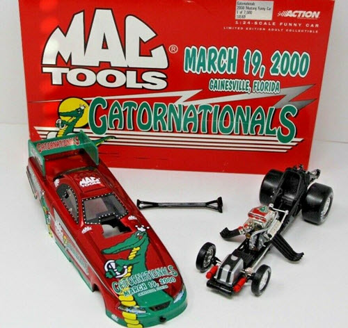 2000 NHRA Diecast Gatornationals Gator Nationals Funny Car 1:24 Action ARC MAC Tools 1b