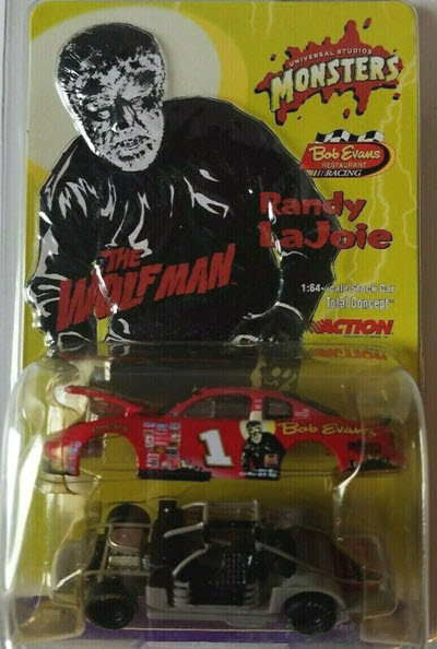 2000 Randy Lajoie NASCAR Diecast 1 Universal Studios Monsters Wolf Man CWC 1:64 Action ARC Total Concept 1