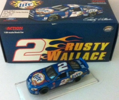 2000 Rusty Wallace NASCAR Diecast 2 Harley Davidson CWC 1:64 Action RCCA HO 1