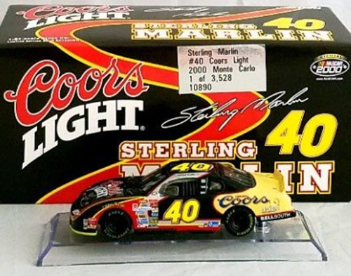 2000 Sterling Marlin NASCAR Diecast 40 Coors Light CWC 1:64 Action RCCA 1