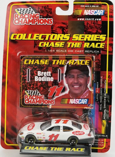2001 Brett Bodine NASCAR Diecast 11 Ralphs CWC 1:64 Racing Champions Collectors 1