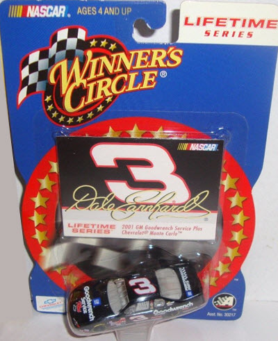 2001 Dale Earnhardt Sr NASCAR Diecast 3 GMGW GM Goodwrench CWC 1:64 Winners Circle LTS 8 of 8 Monte Carlo No Number 1