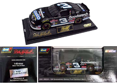 2001 Dale Earnhardt Sr NASCAR Diecast 3 Oreo CWC 1:43 Revell Collection 1