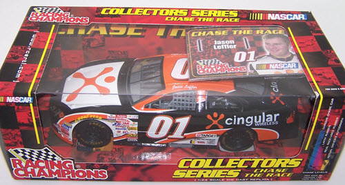 2001 Jason Leffler NASCAR Diecast 01 Cingular Wireless CWC 1:24 Racing Champions Collectors Series 1