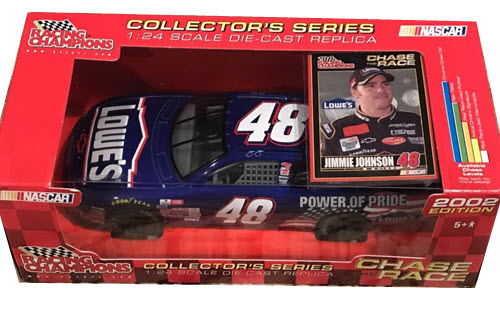 2001 Jimmie Johnson NASCAR Diecast 48 POP Power of Pride CWC 1:24 Racing Champions Collectors Series 1