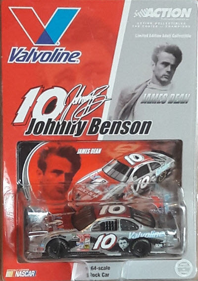 2001 Johnny Benson NASCAR Diecast 10 James Dean CWC 1:64 Action ARC 1