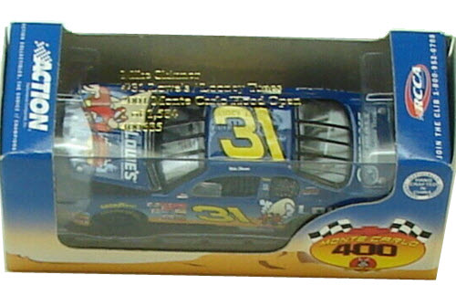 2001 Mike Skinner NASCAR Diecast 31 Looney Tunes Yosemite Sam CWC 1:64 Action RCCA Club Car 1