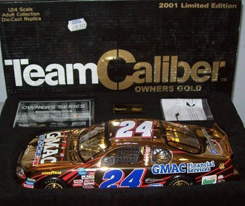 2001 Ricky Hendrick NASCAR Diecast 24 GMAC CWC 1:24 Team Caliber Owners Gold 1