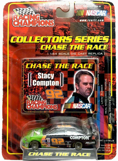 2001 Stacy Compton NASCAR Diecast 92 Melling CWC 1:64 Racing Champions Collectors Series Sideways 1